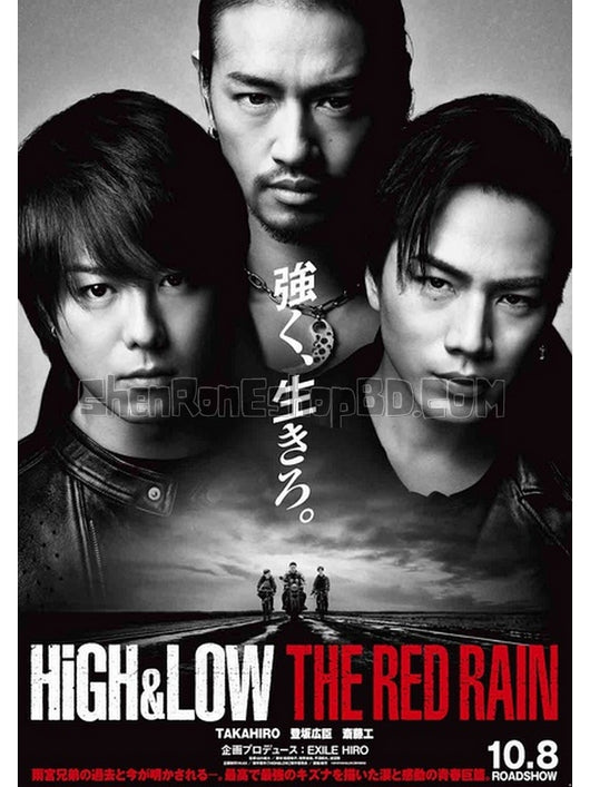 SRB06955 【熱血街區電影版2：紅雨 High＆Low The Red Rain】電影 BD25G 不附粵配 附繁中字幕 01碟