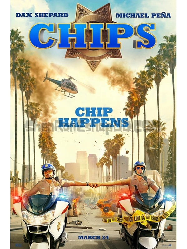 SRB07318 【加州公路巡警 Chips】電影 BD50G 不附粵配 附繁中字幕 01碟