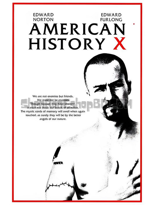 SRB07445 【野獸良民/ 美國x檔案 American History X】電影 BD50G 不附粵配 不附繁中字幕 01碟