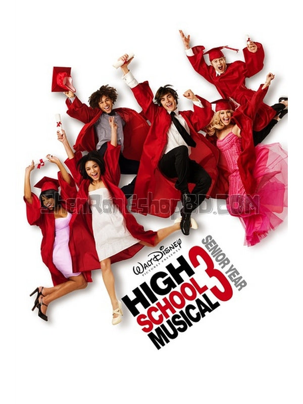 SRB07682 【歌舞青春3：畢業季 High School Musical 3：Senior Year】劇集 BD50G 附粵配 不附繁中字幕 01碟