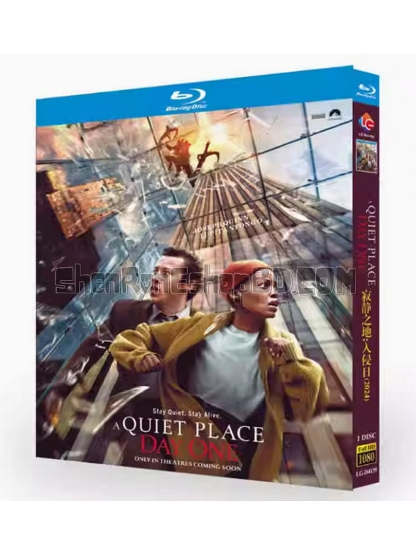 SRB43196 【寂靜之地：入侵日/無聲絕境iii A Quiet Place: Day One】電影 BD50G 不附粵配 附中文字幕 01碟